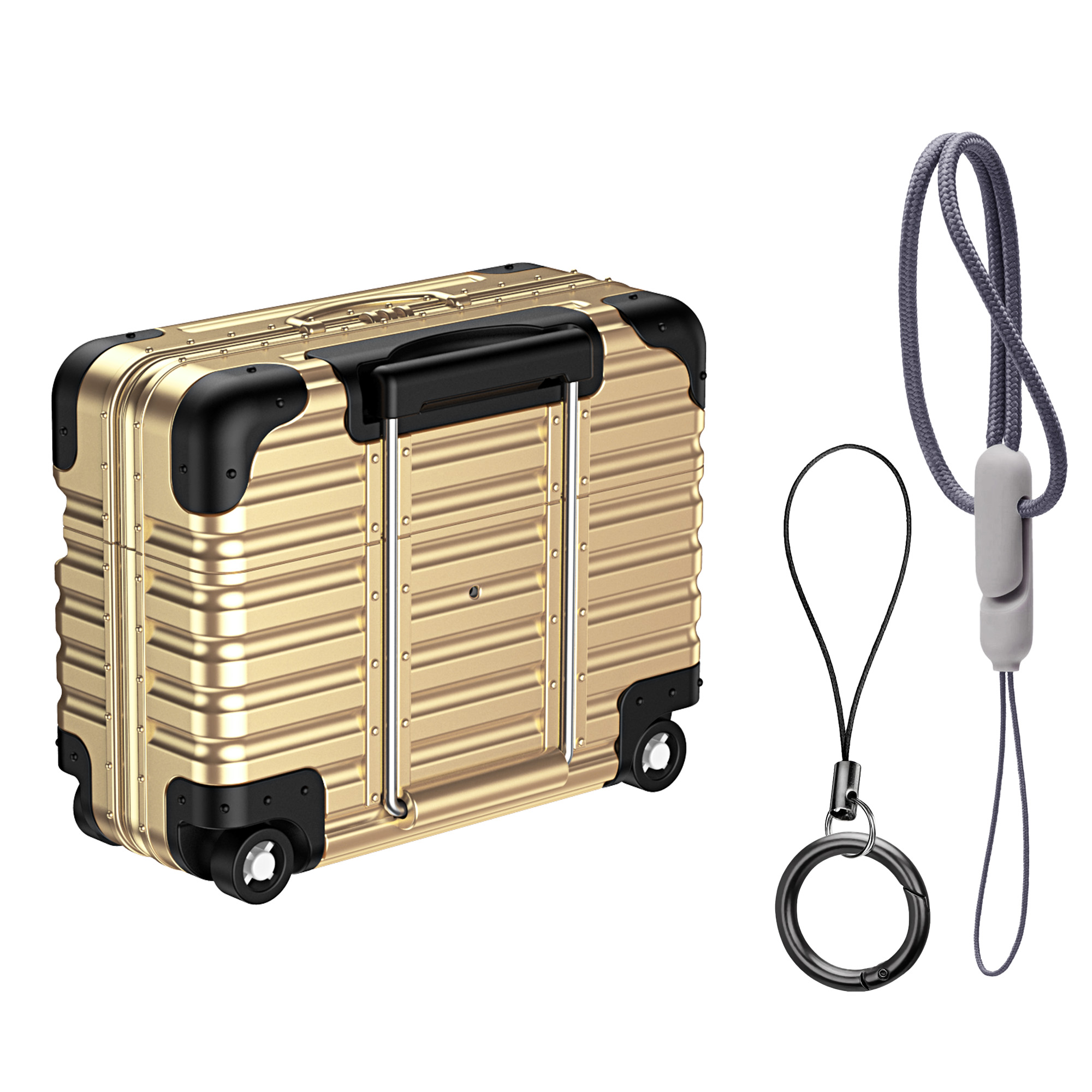 Headphone Case Hard - 에어팟 프로 3 보호 케이스, 랜야드
