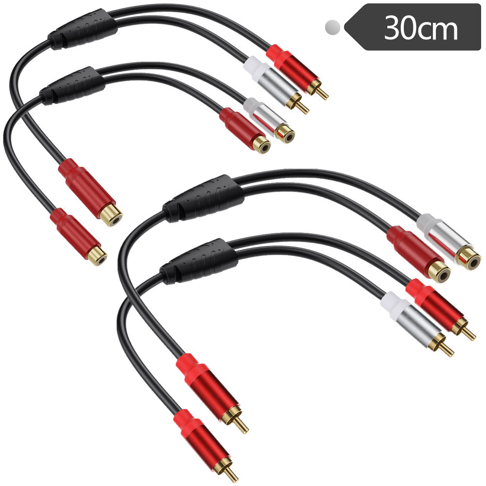 Audio Splitter Y - 0.3m RCA 오디오 케이블 RCA 1