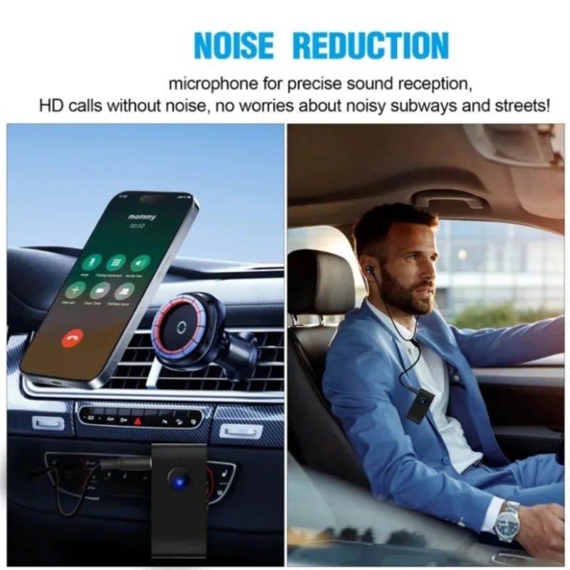 Bluetooth Adapter Receiver - 유선 이어폰이 포함된 블루투스 5.0 오디오