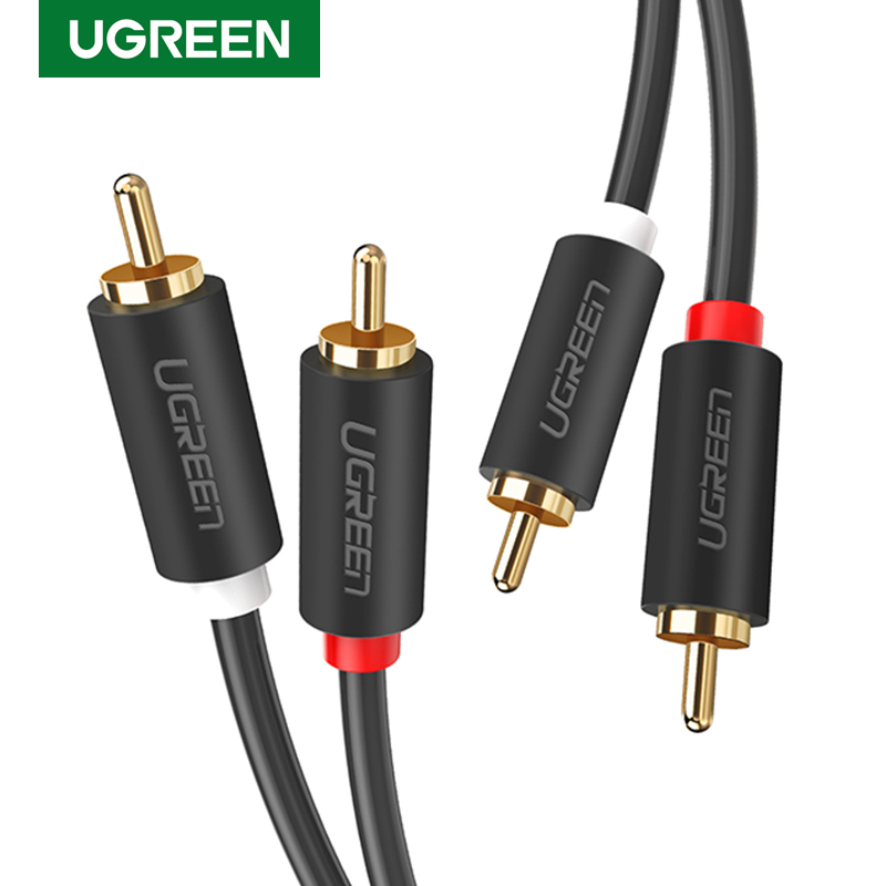 Audio Splitter Y - UGREEN-2RCA to 2 RCA Male to