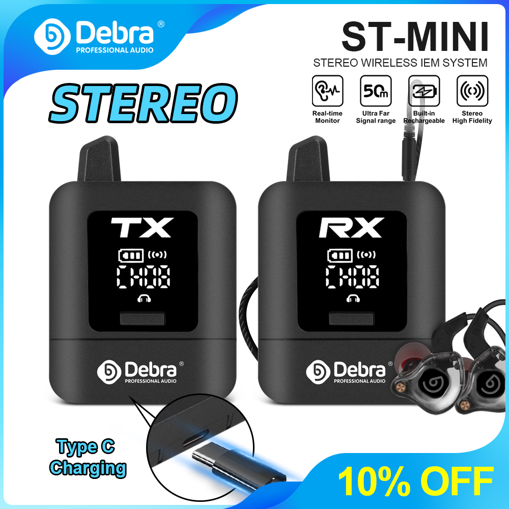 In Ear Monitor Iem - 데브라 뉴 스테레 프로터블 UHF IEM