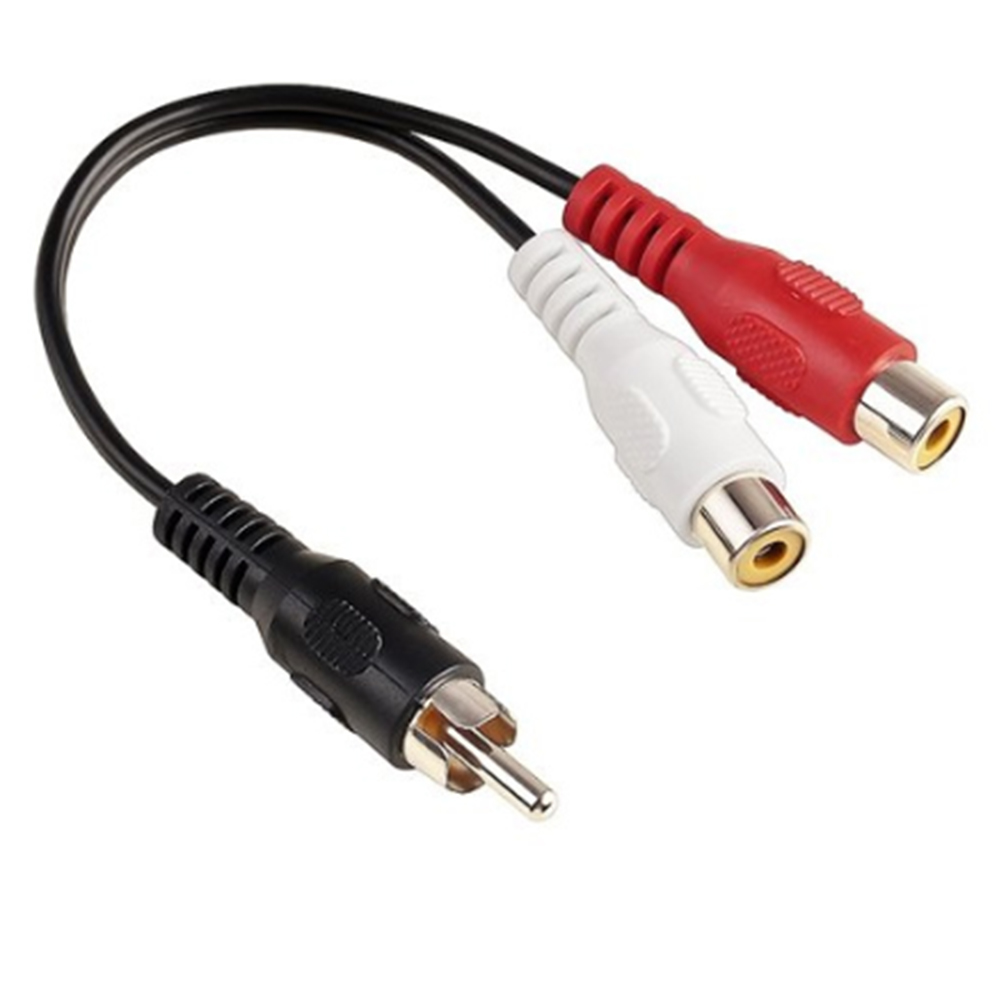 Audio Splitter Y - 1 RCA 남성 모노 - 2