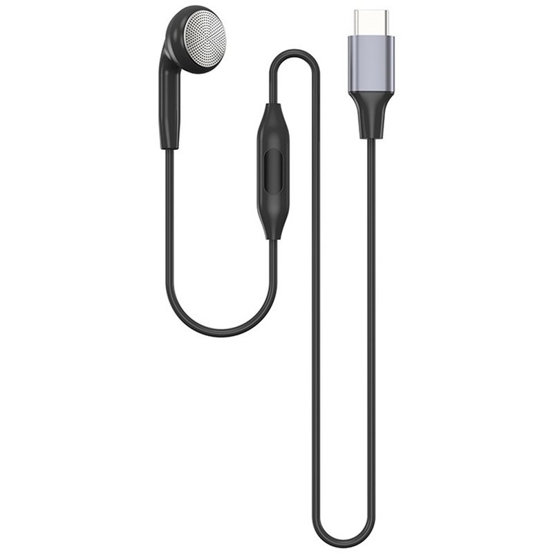 Wired Earphone Mic - DT75BG 타입 C 싱글 이어버드(마이크 포함),