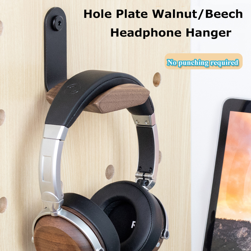 범용 헤드폰 스탠드 솔리드 월넛/너도밤 나무 + 알루미 - Headphone Stand Desk 리뷰 및 가격