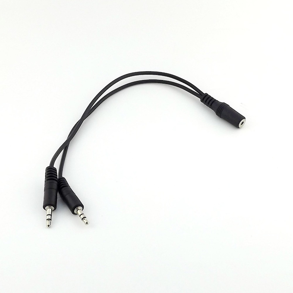 암 스테레오 듀얼 3.5mm 수 TRS Y 스플리터 헤 - Audio Splitter Y 리뷰 및 가격