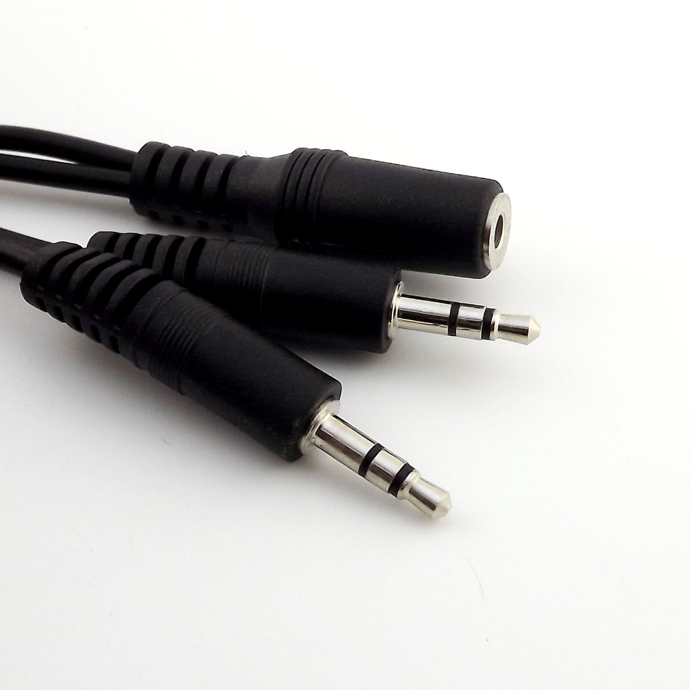 암 스테레오 듀얼 3.5mm 수 TRS Y 스플리터 헤 - Audio Splitter Y 리뷰 및 가격