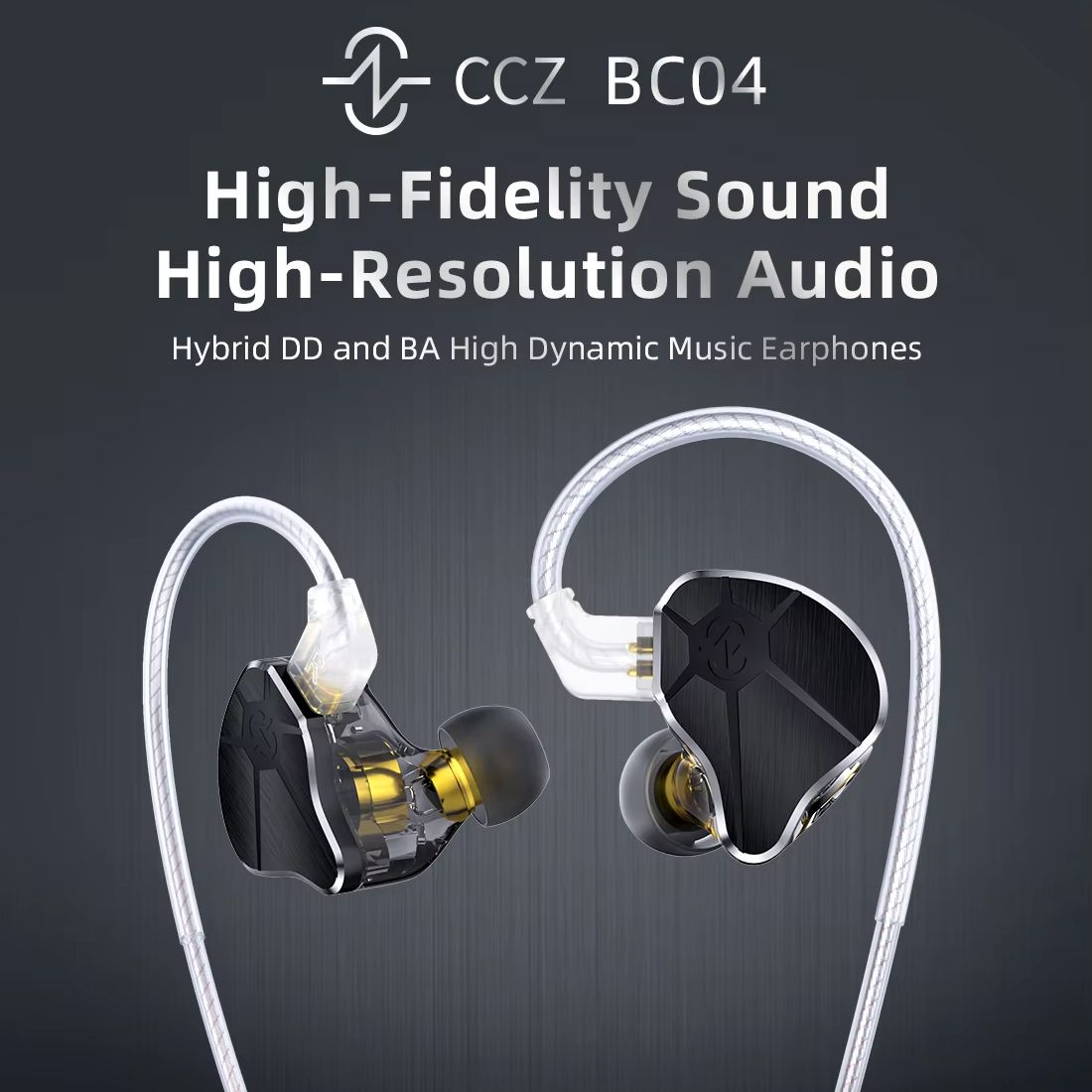 CCZ BC04 1DD+1BA 하이브리드 IEM 헤드폰 - In Ear Monitor Iem 리뷰 및 가격