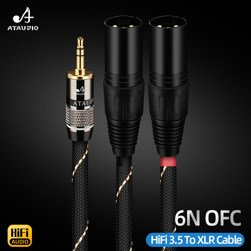 고품질 HiFi 3.5mm to 2XLR 오디오 케이블 - Earphone Splitter Jack 리뷰 및 가격