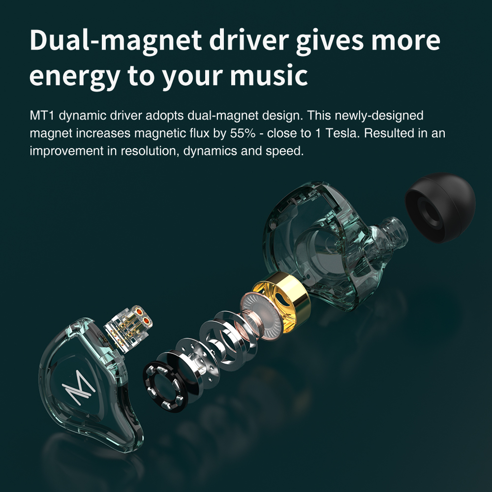 TRN MT1 인이어 이어폰 다이나믹 DJ 모니터, I - In Ear Monitor Iem 리뷰 및 가격
