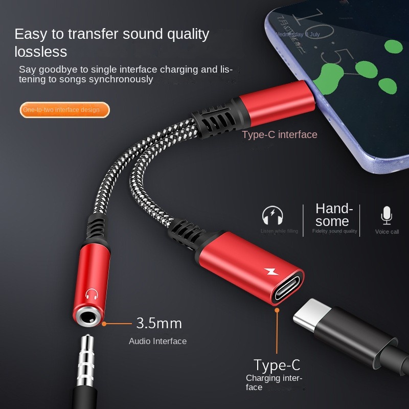 PD 고속 충전기 케이블, USB C 타입 분배기, D - Earphone Splitter Jack 리뷰 및 가격