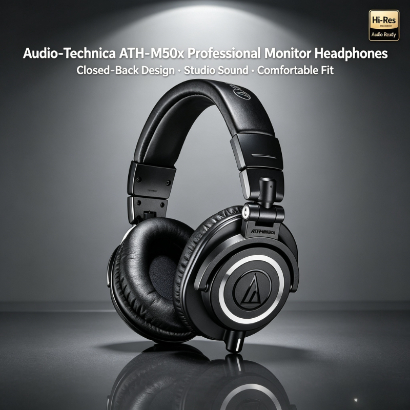 오디오테크니카 ATH-M50X: 전문가용 스튜디오 모니 - Audio Technica Headphone Ath-M50X 리뷰 및 가격