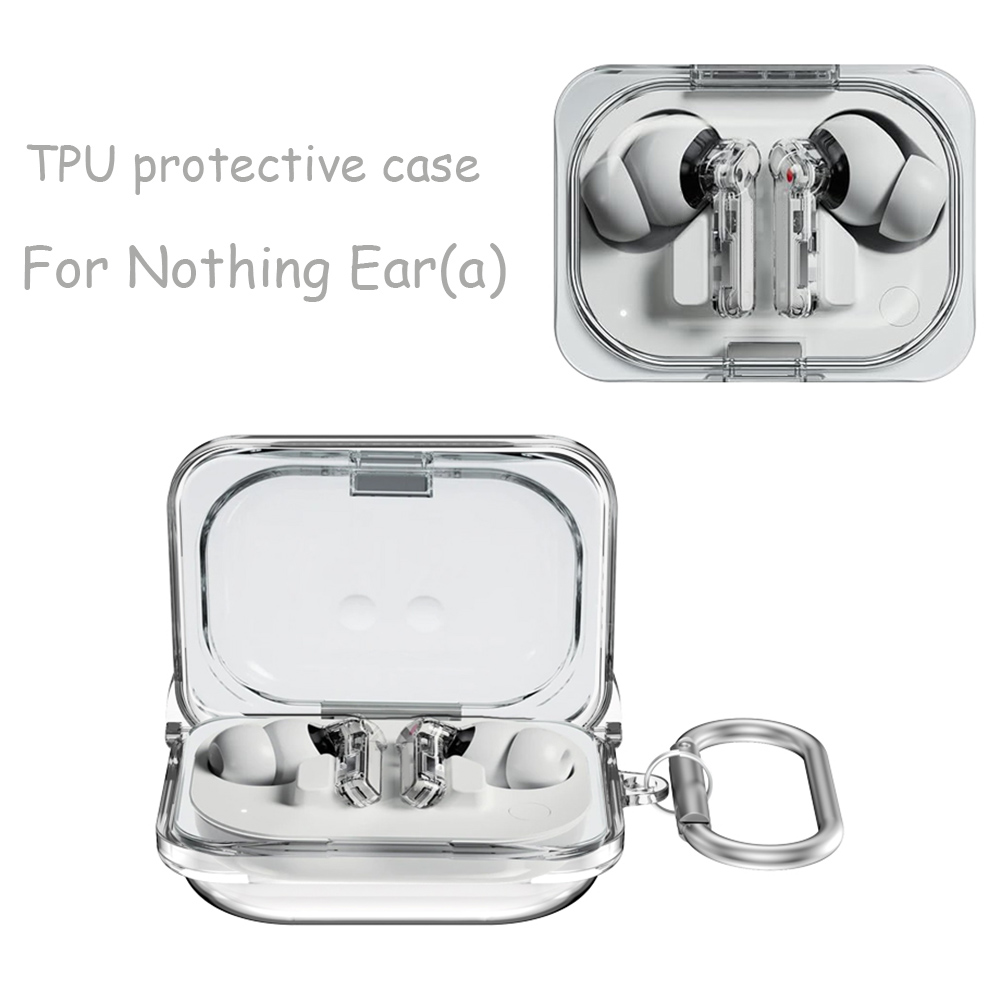 키체인이 포함된 TPU 투명 소프트 보호 커버 가볍고  - Earbuds Charging Case 리뷰 및 가격