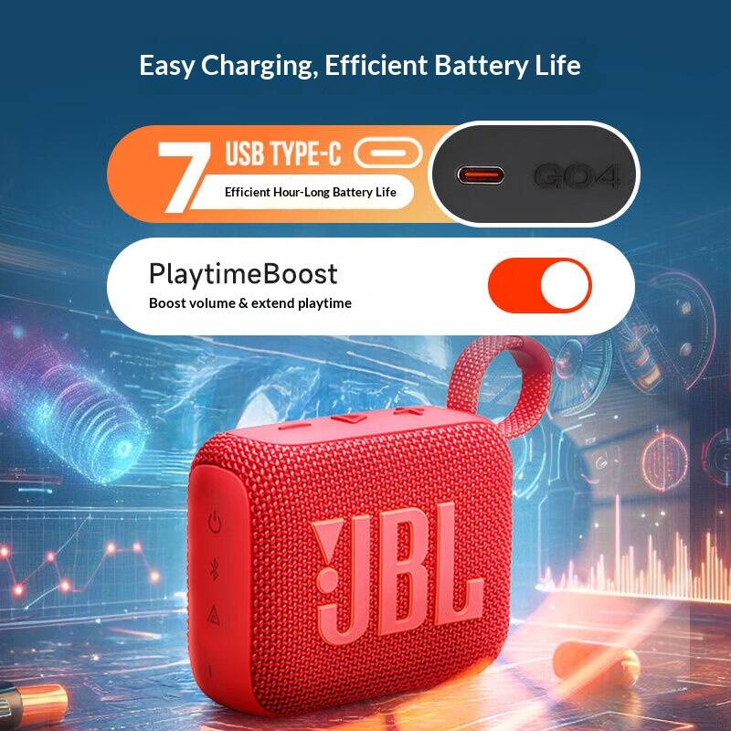 해변 캠핑장용 크리스프 톤 JBL GO4 무선 스피커  - Jbl Speaker Go 4 리뷰 및 가격